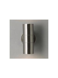 John Lewis Strom LED Outdoor Wall Light, Steel