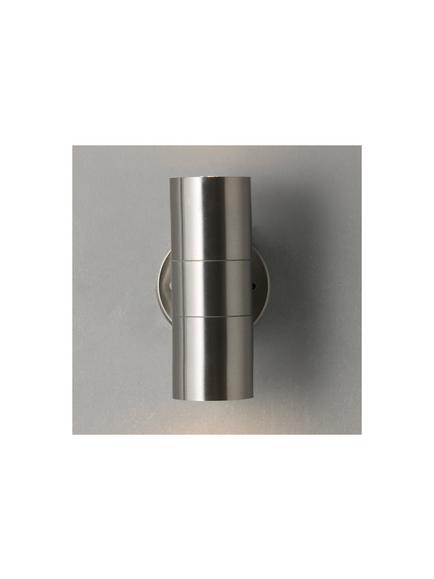 John Lewis Strom LED Outdoor Wall Light, Steel