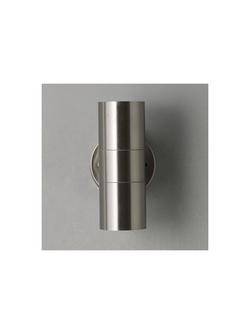 John Lewis Strom LED Outdoor Wall Light - view 2, Steel