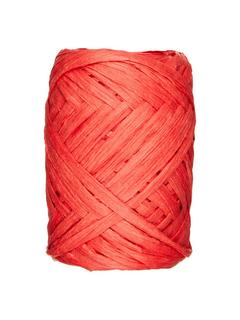 John Lewis Raffia Ribbon, 25m, Red