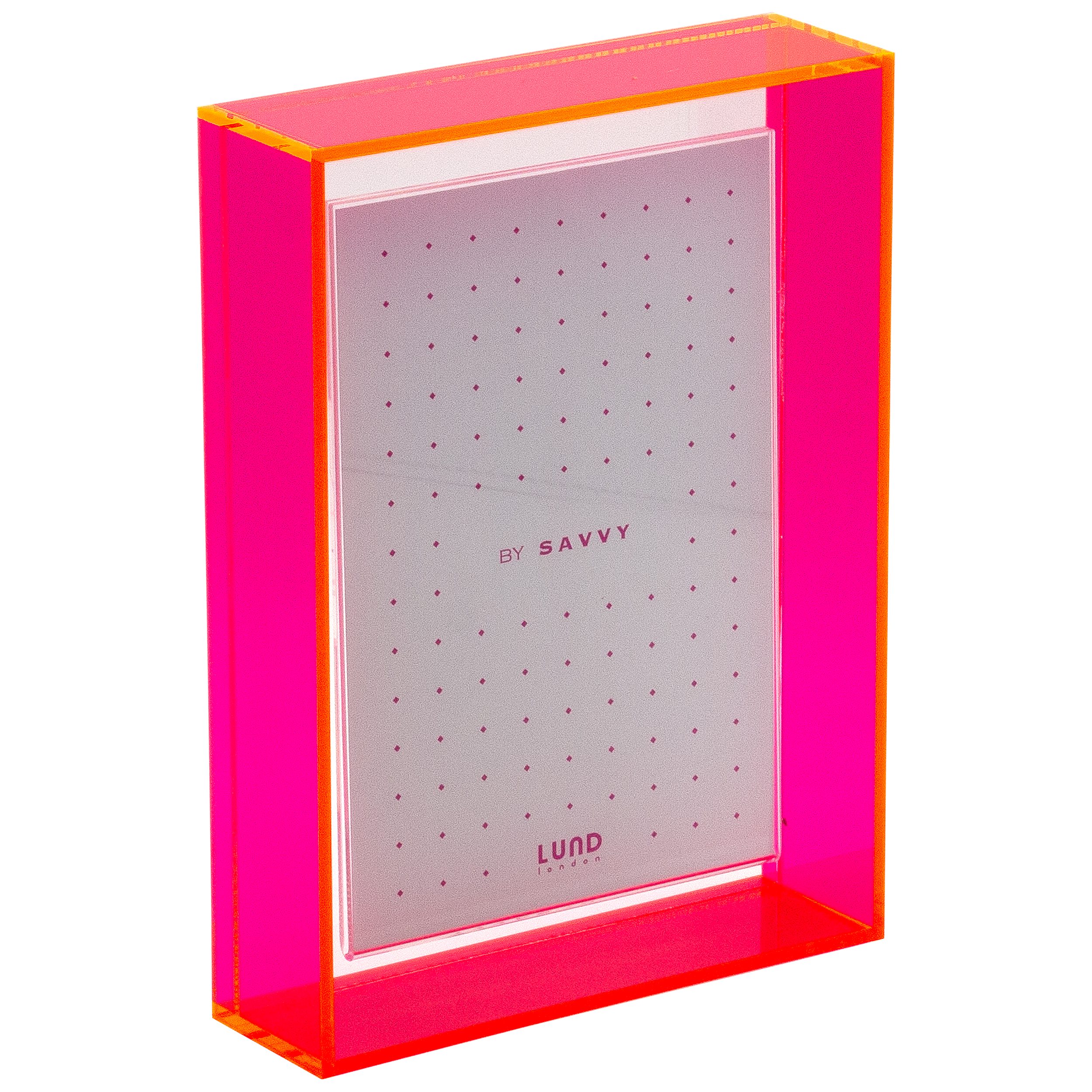 Lund London Acrylic Chunky Box Frame, 4 x 6"