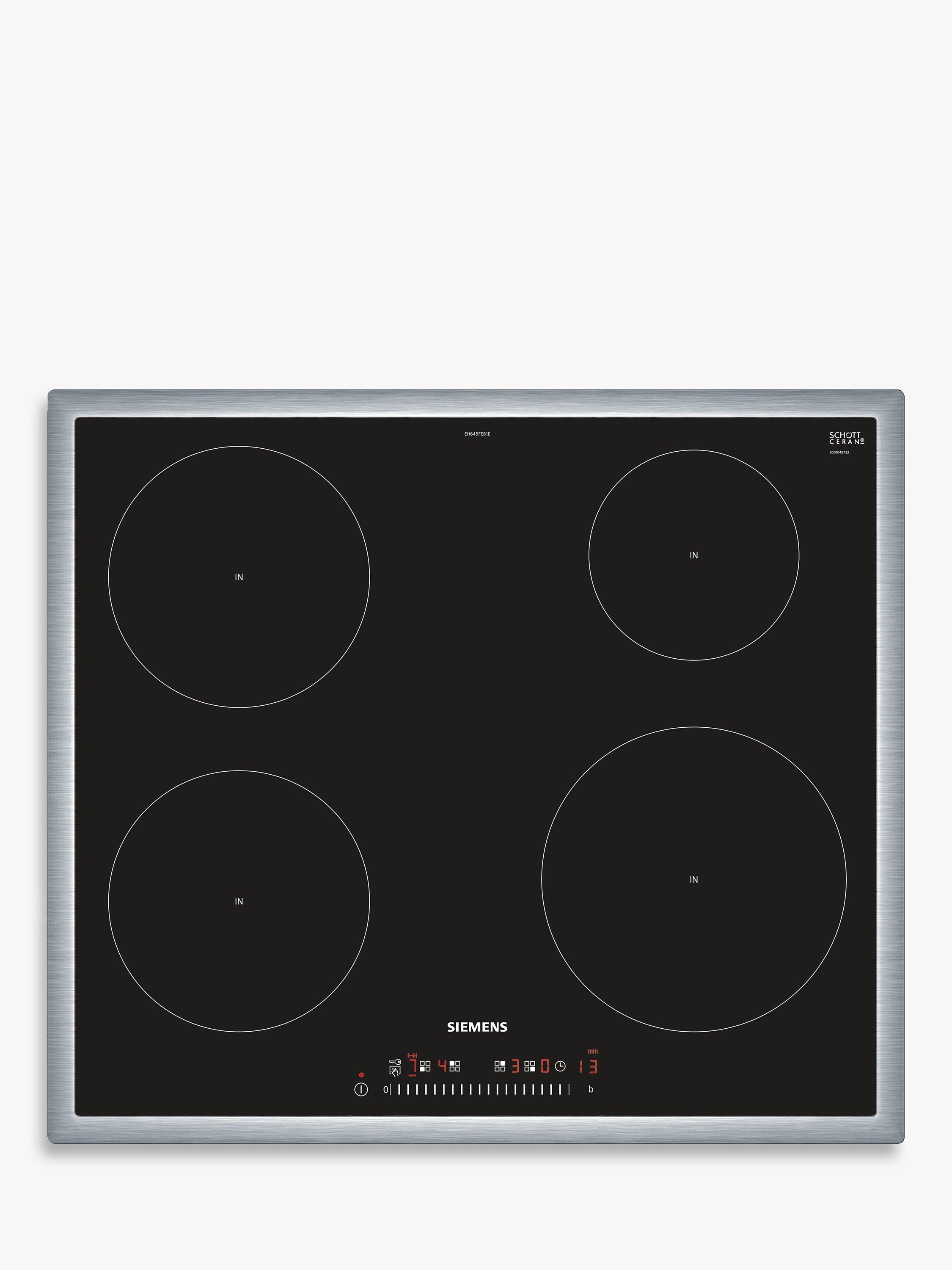 Siemens EH645FEB1E Induction Hob, Black