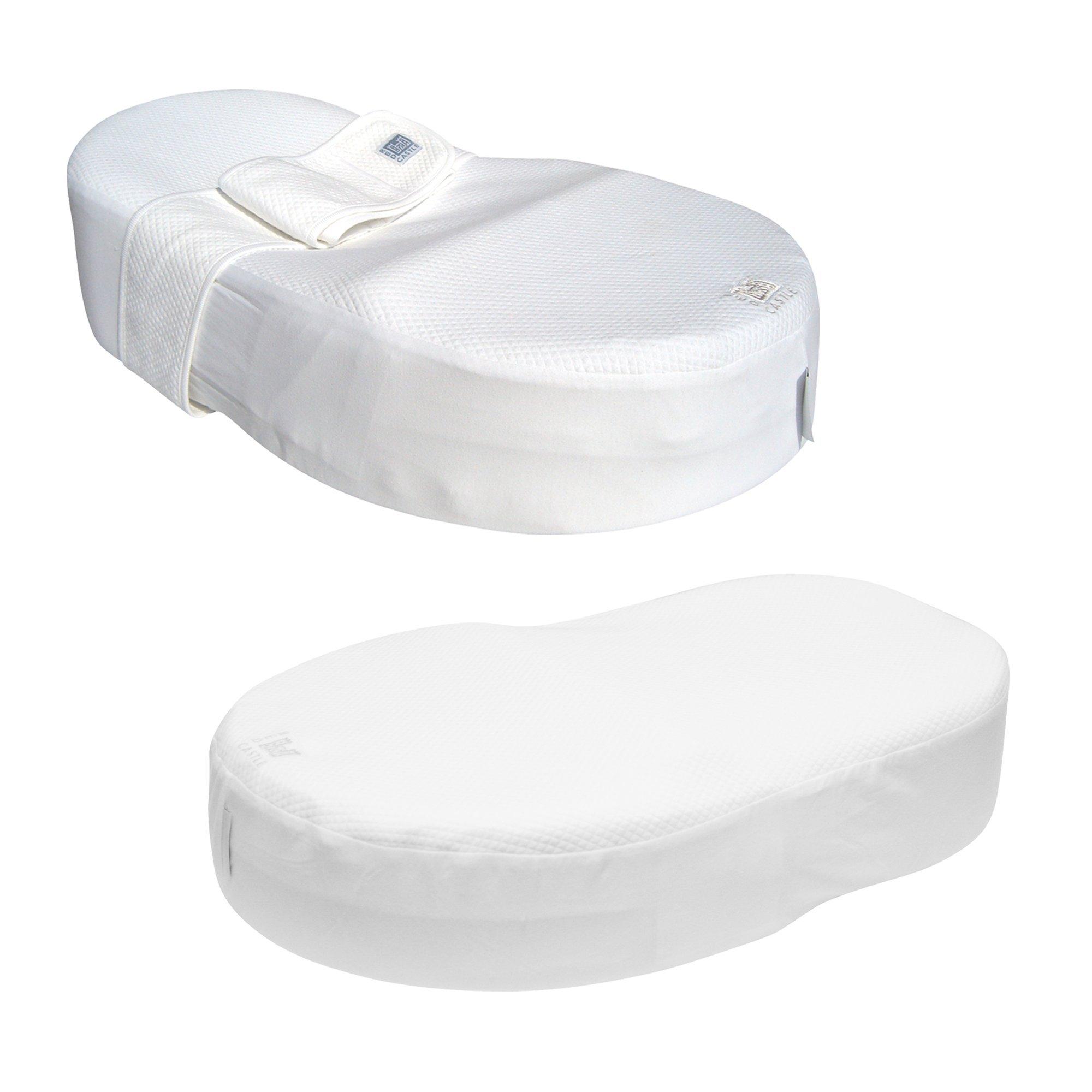 Red Castle Cocoonababy Nest And Two Fitted Sheets, White