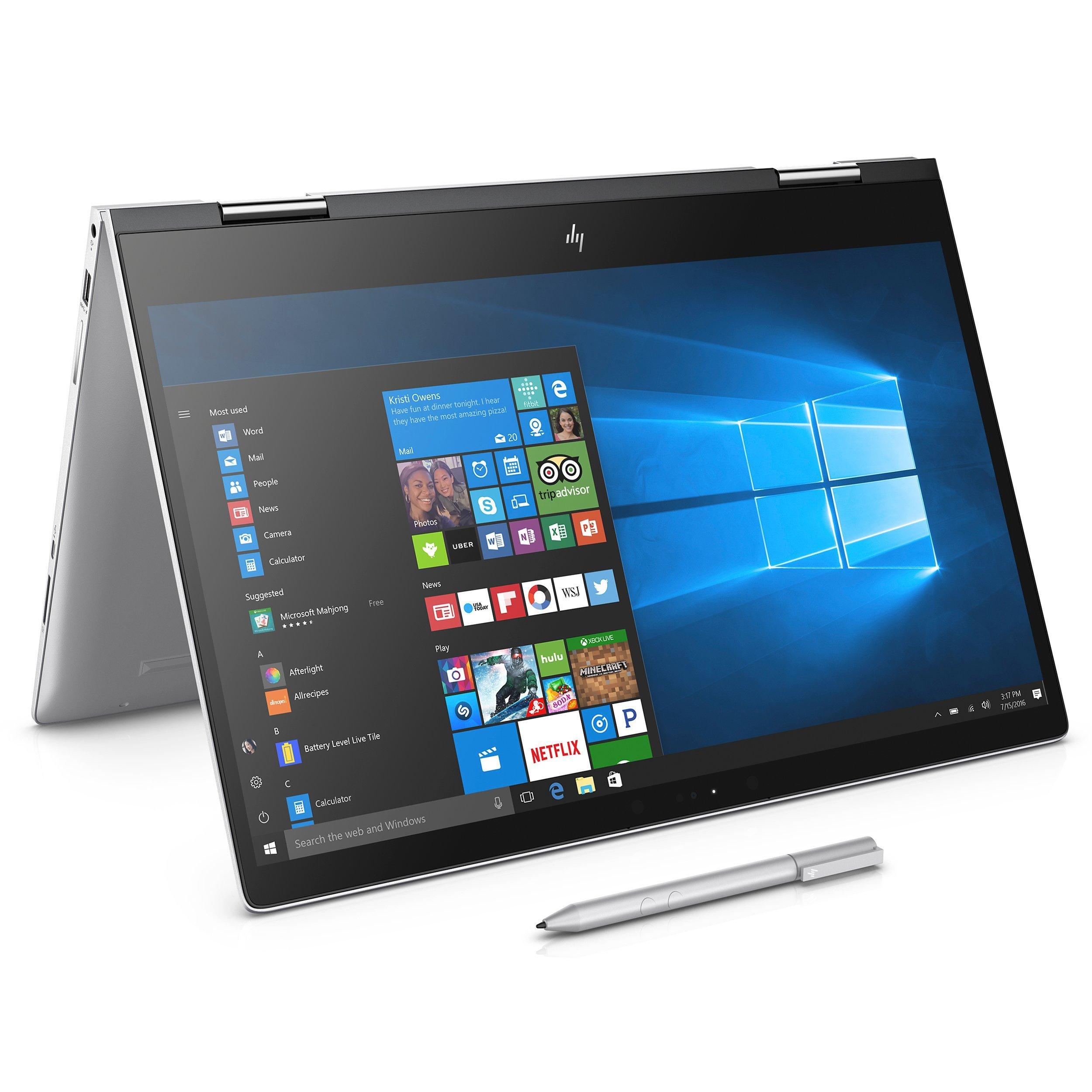 HP ENVY x360 15-bp006na Convertible Laptop with Stylus, Intel® Core™ i5, 8GB RAM, 256GB SSD, NVIDIA GeForce 940MX, 15.6" Full HD Touch Screen, Natural Silver