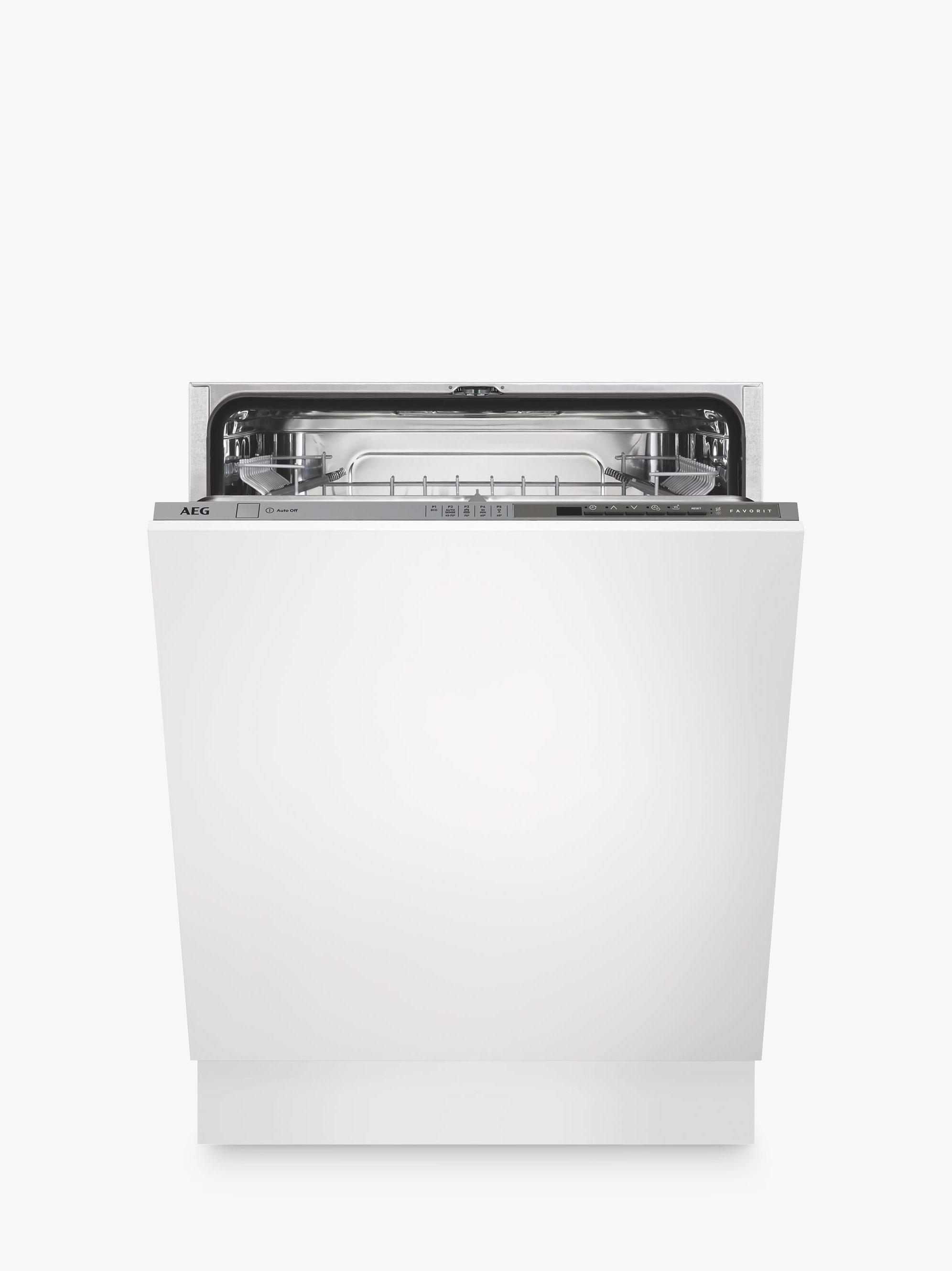 AEG FSS52615Z Integrated Dishwasher, Stainless Steel