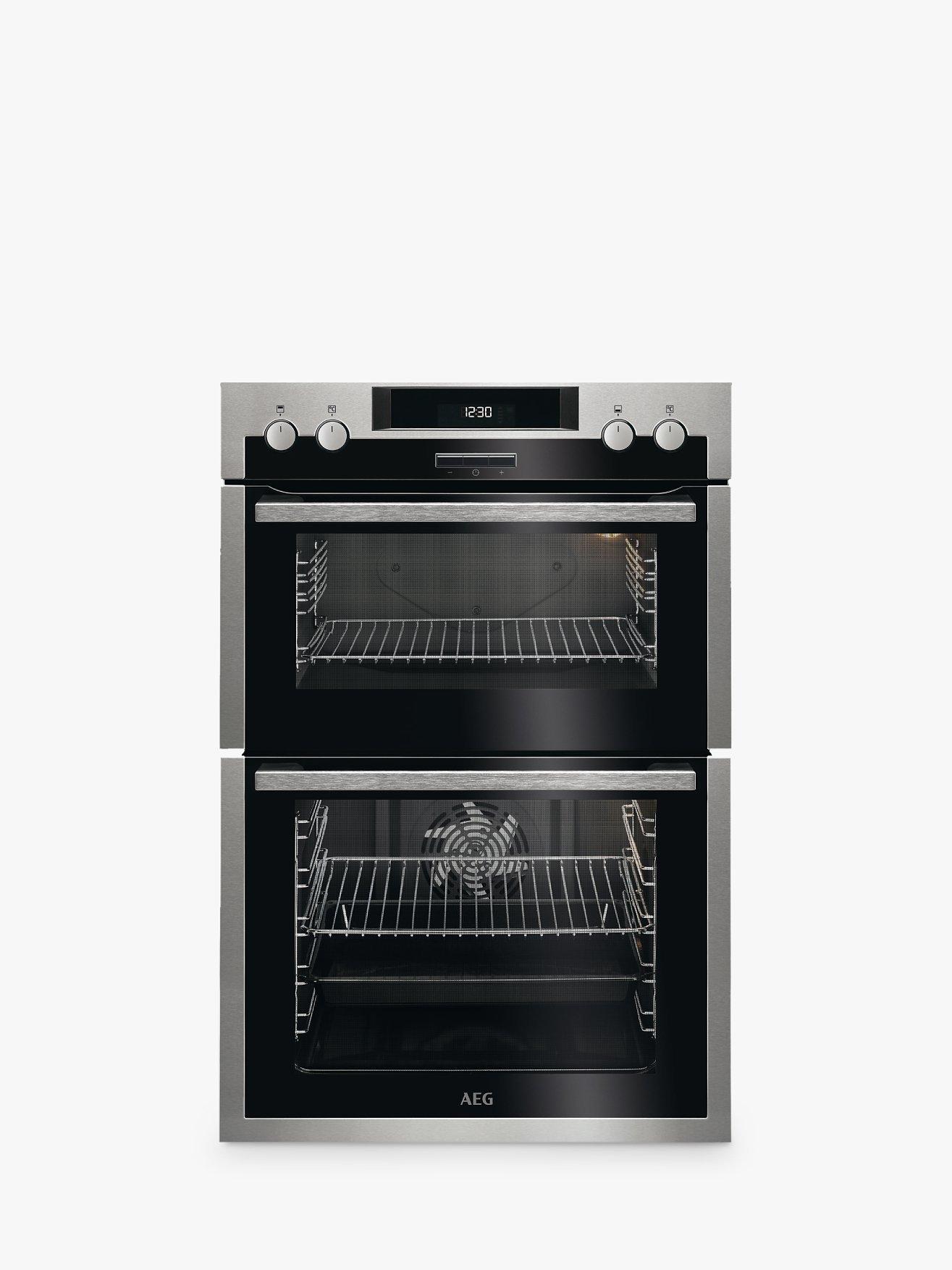 AEG DCS431110M Built-In Multifunction Double Electric Oven, Stainless Steel