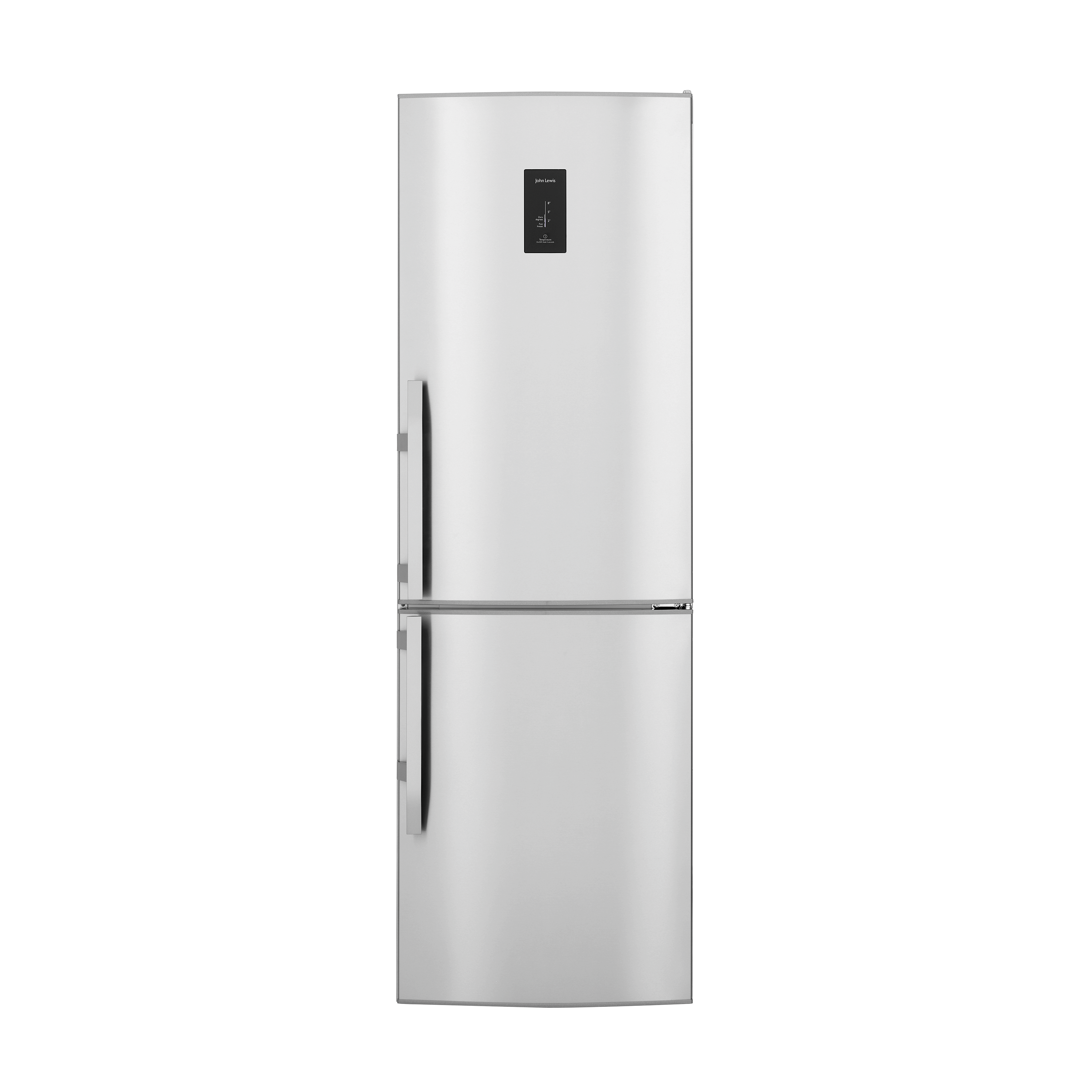 John Lewis & Partners JLFFS1832 Freestanding Fridge Freezer, A++ Energy Rating, 60cm Wide, Stainless Steel