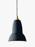 Anglepoise 1227 Brass Ceiling Light, Ink