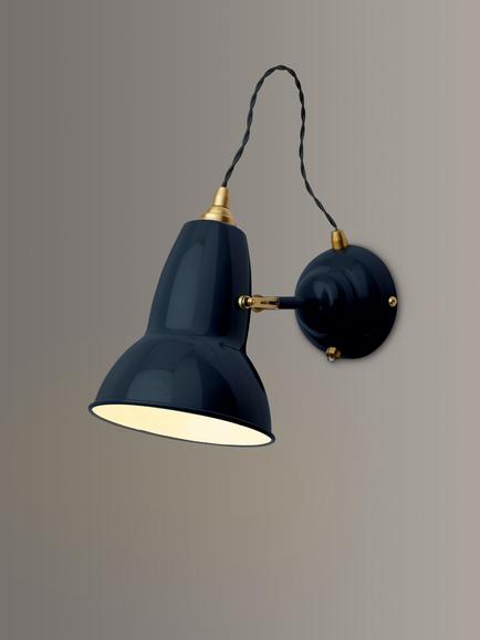 Anglepoise Original 1227 Brass Wall Light, Ink