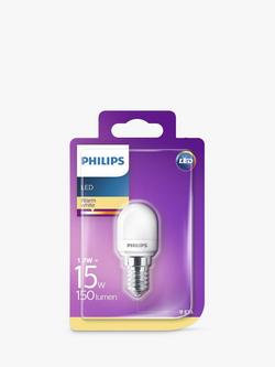 Philips 1.7W SES Fridge / Cooker Hood Light Bulb, Frosted - view 2, Frosted