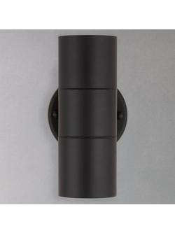 John Lewis Strom LED Outdoor Wall Light - view 2, Black