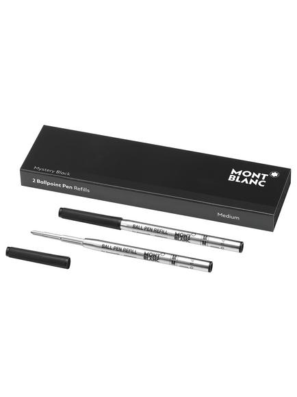 Montblanc Ballpoint Pen Refills, Medium, Pack of 2, Black