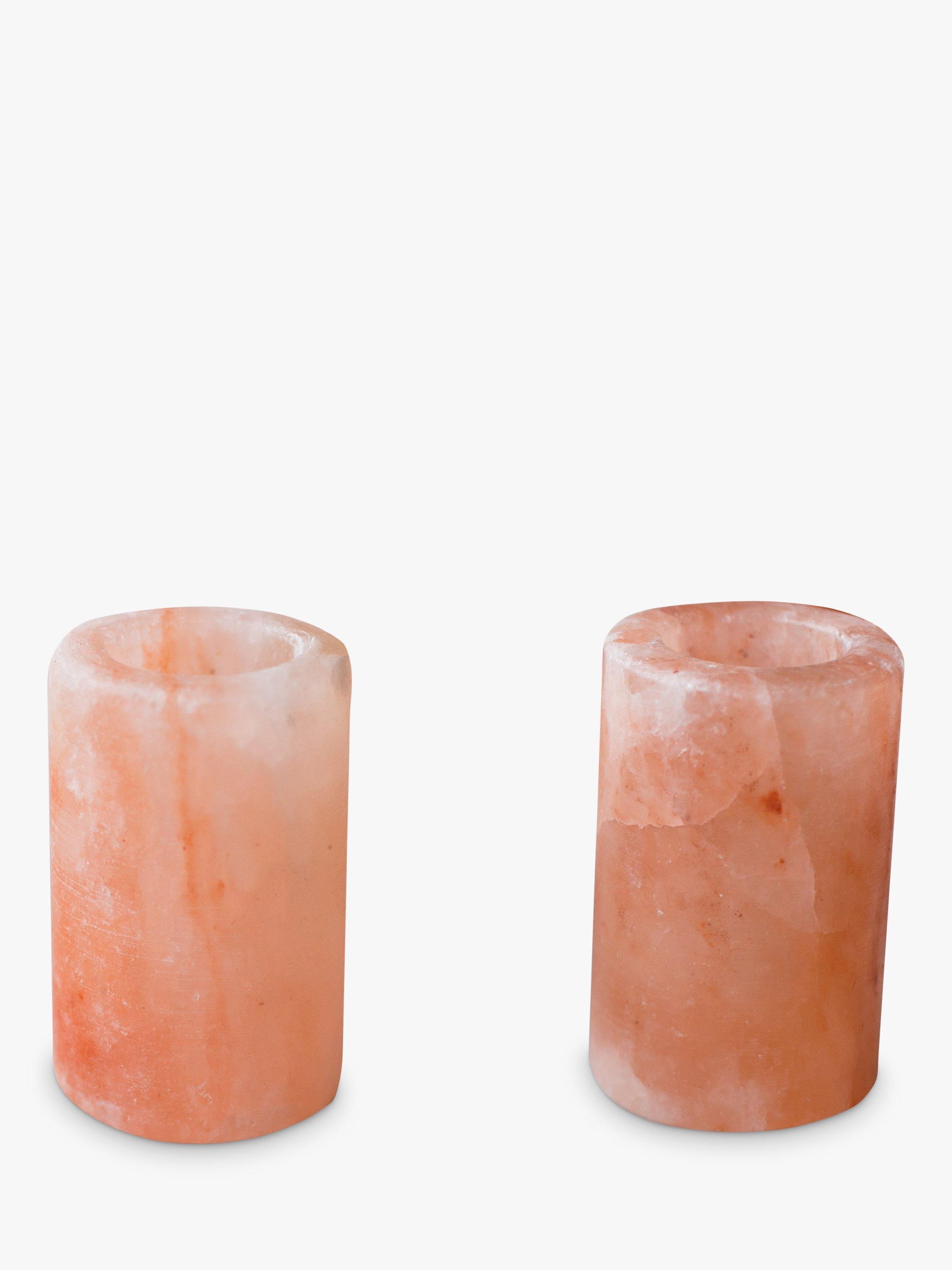 Root7 Himalayan Salt Shot Glasses, Pink, Set of 2