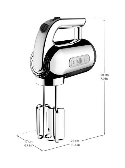Dualit Hand Mixer - view 2, Chrome