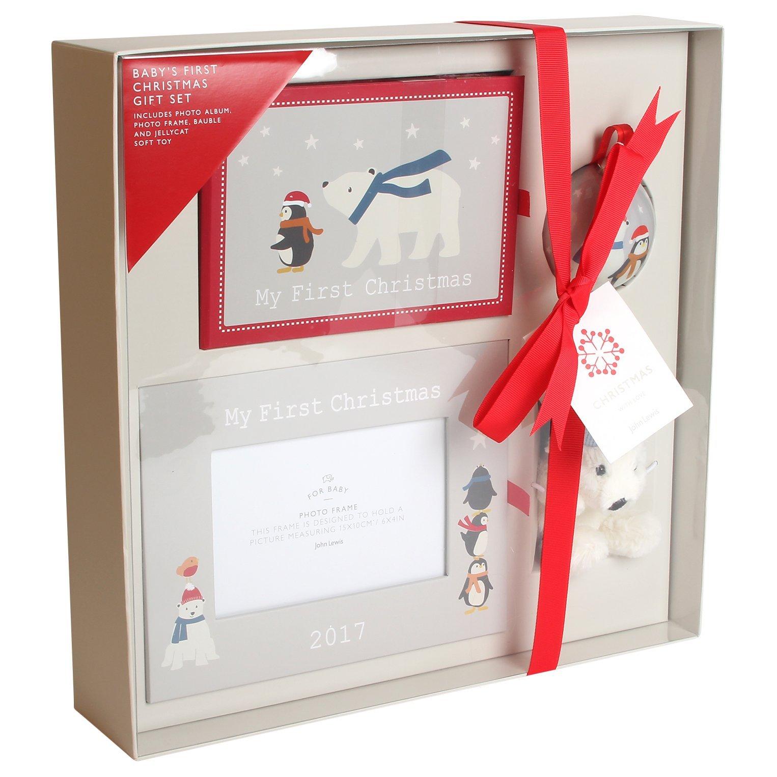 John Lewis & Partners Baby My 1st Christmas Gift Set