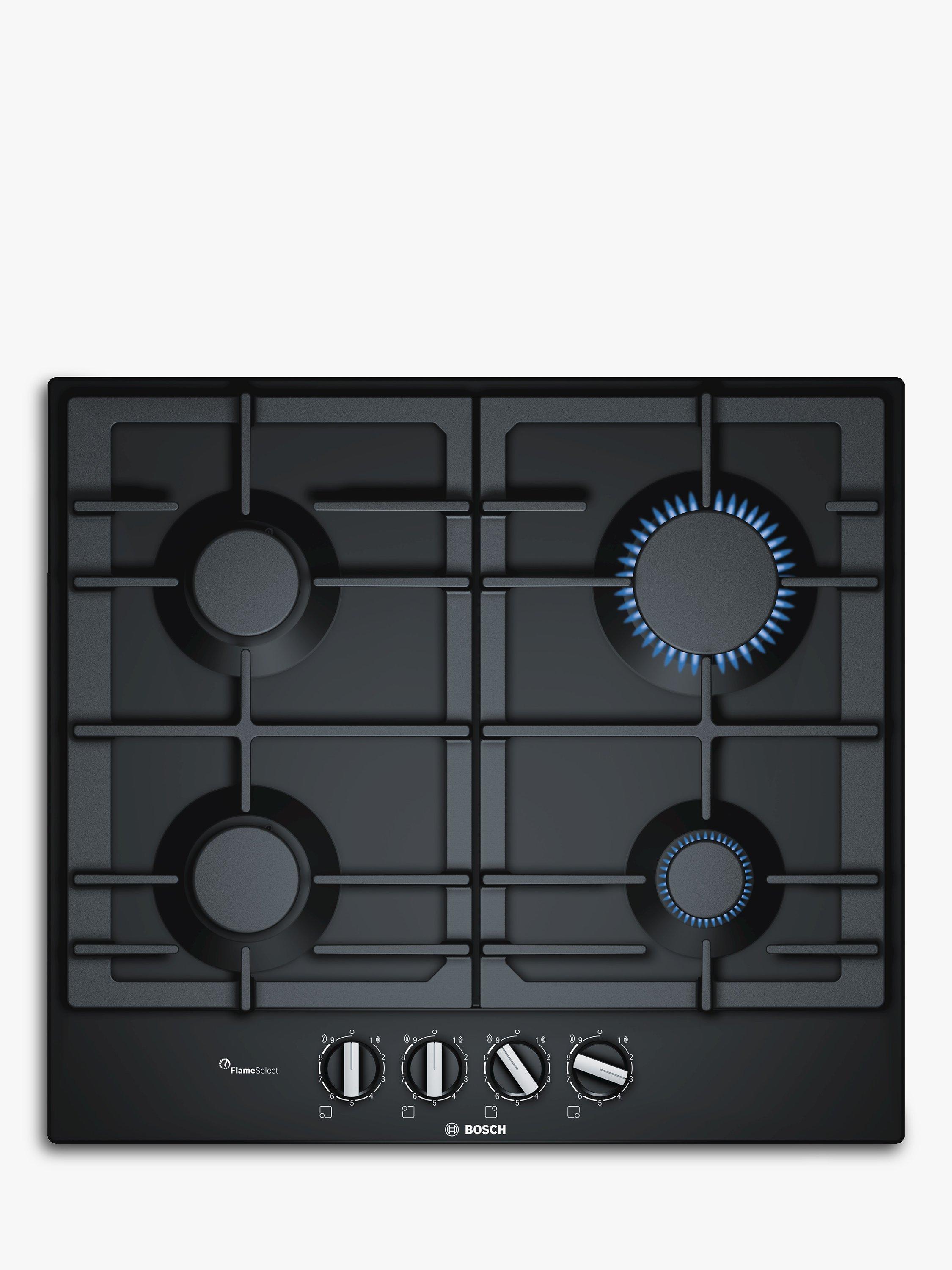 Bosch Series 6 PCP6A6B90 Gas Hob with Flame select, Black