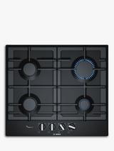 Bosch Series 6 PCP6A6B90 Gas Hob with Flame select, Black