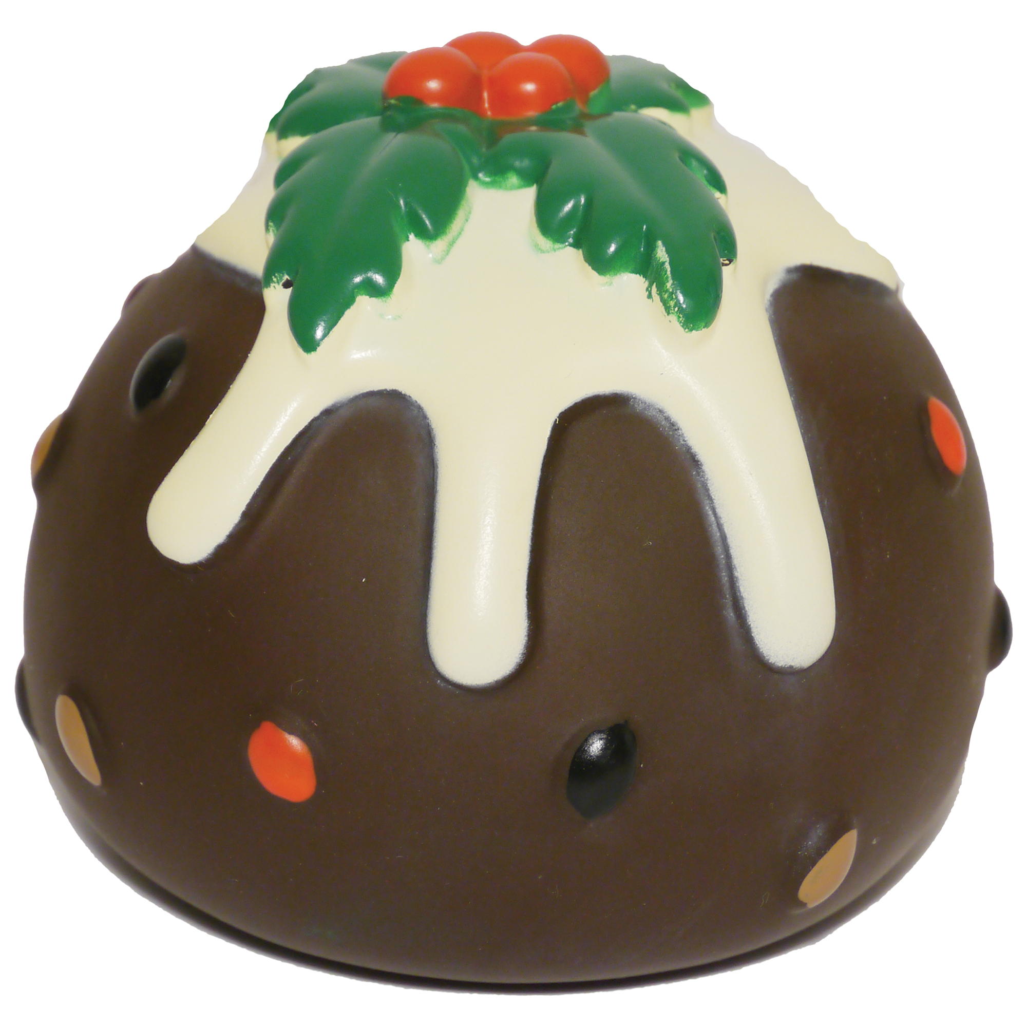 Rosewood Christmas Pudding Pet Toy, Brown