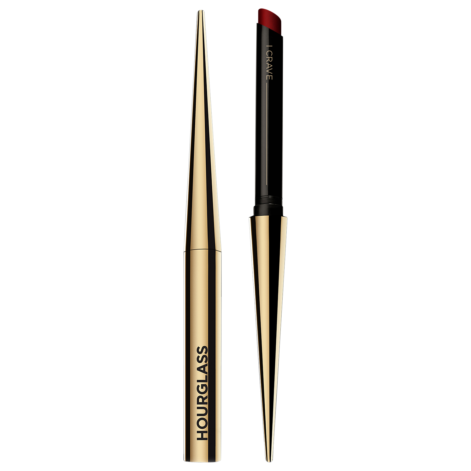 Product image 1 of 5, which shows Hourglass Confession Ultra Slim Refillable Lipstick, I Crave