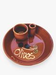 Graupera Terracotta Olive Dish, 15cm