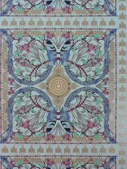 Matthew Williamson Lyrebird Wallpaper, Aqua W7143-01