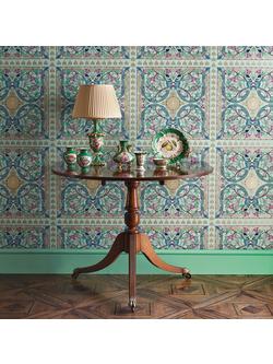 Matthew Williamson Lyrebird Wallpaper - view 2, Aqua W7143-01