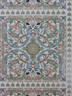 Matthew Williamson Lyrebird Wallpaper, Stone W7143-02