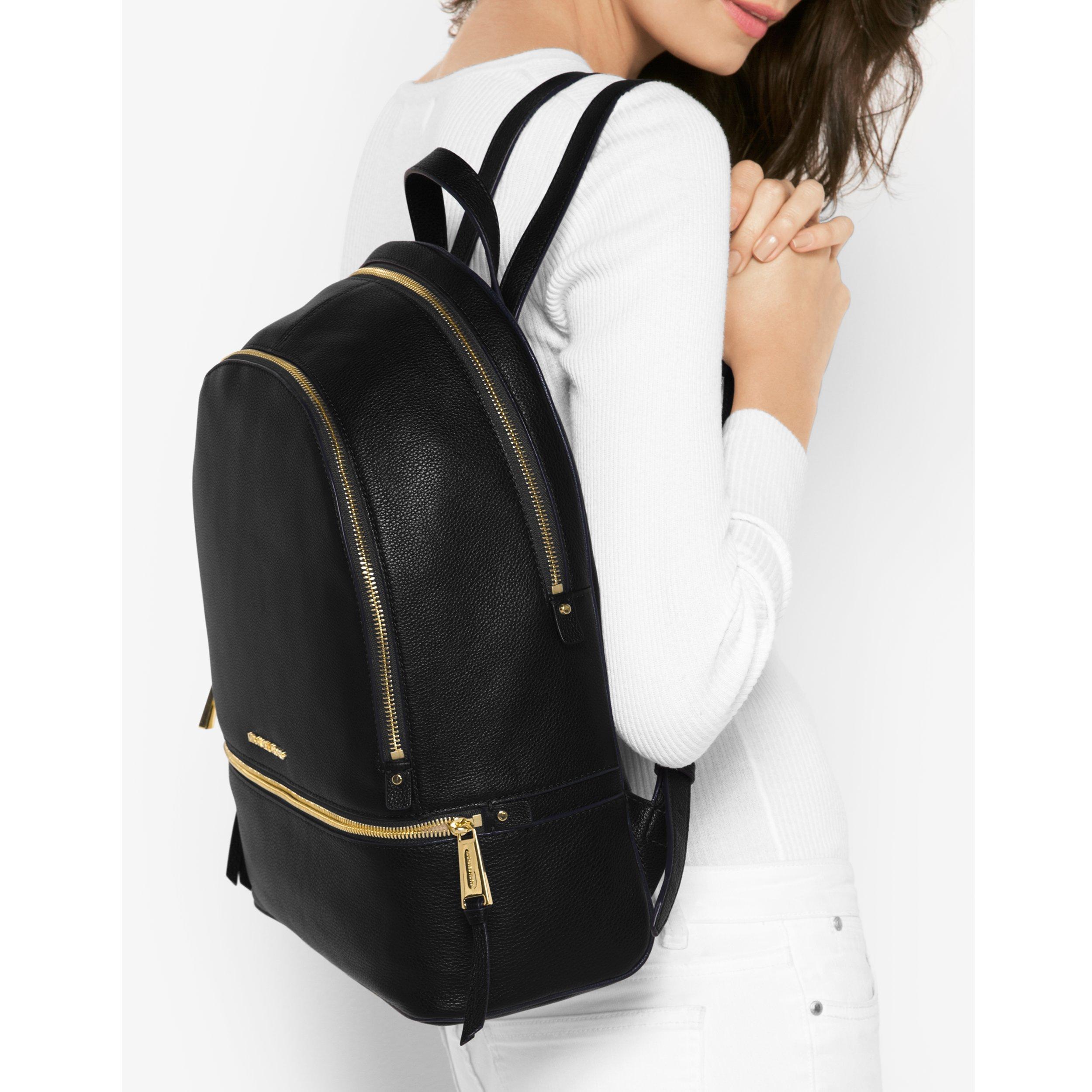 Michael kors rhea backpack large best sale