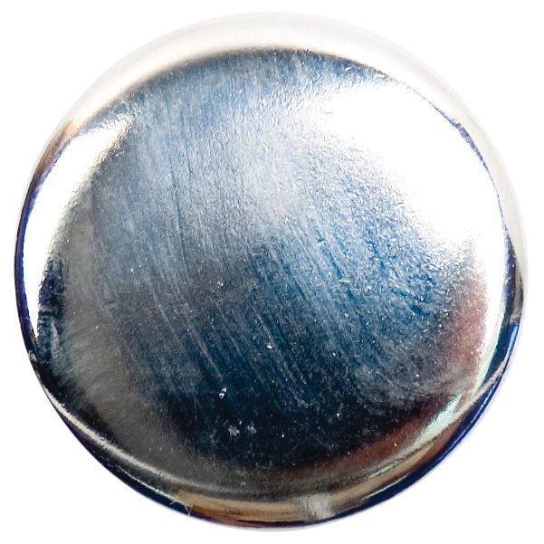 Groves Metal Blazer Buttons, 22mm, Pack of 2, Silver