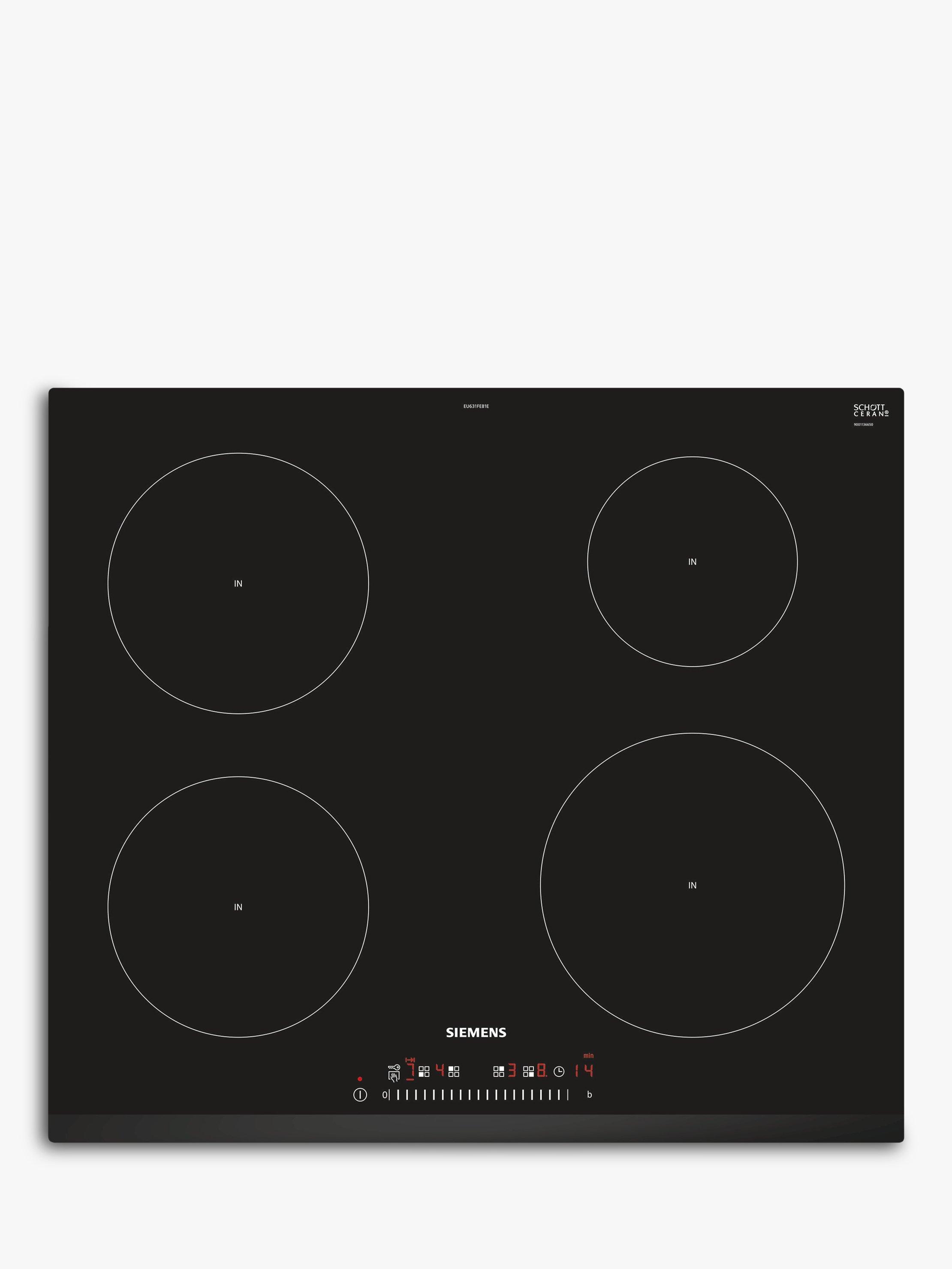 Siemens EU631FEB1E Induction Hob, Black
