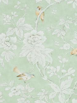 Sanderson Chiswick Grove Wallpaper, Sage Ddam216387
