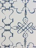 Nina Campbell Potarvo Wallpaper, Blue Ncw4308-03