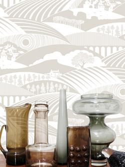 Mini Moderns Moordale Wallpaper - view 2, Stone Azdpt033st