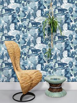 Mini Moderns Art Room Wallpaper - view 2, Chalkhill Blue Azdpt032cb