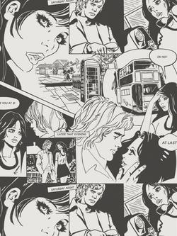 Mini Moderns True Romance Wallpaper, Welsh Slate Azdpt031ws