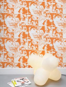 Mini Moderns True Romance Wallpaper - view 2, Tangerine Dream Azdpt031td