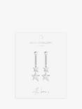 Joma Jewellery Karli Star Drop Earrings, Silver