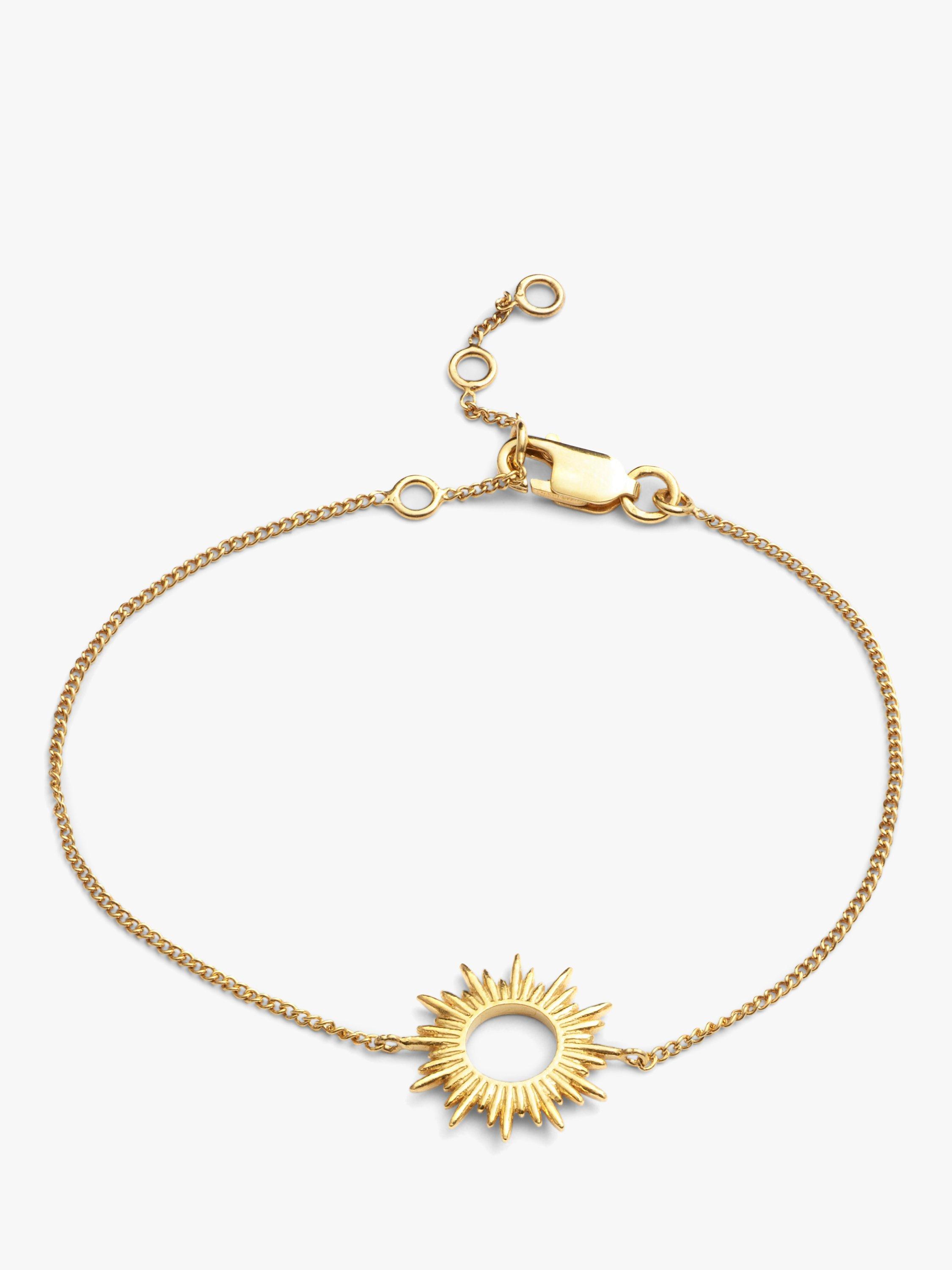 Rachel Jackson London Sunray Chain Bracelet, Gold