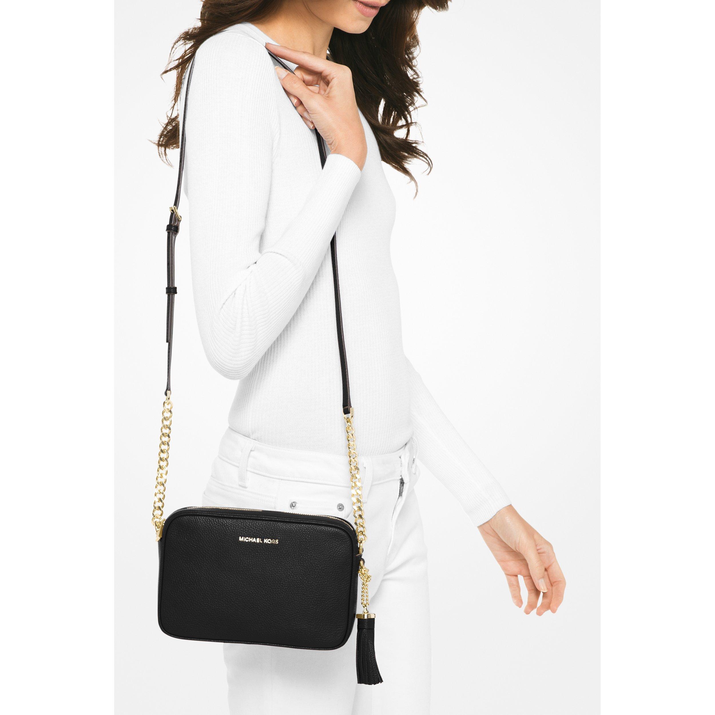 Michael kors ginny medium logo crossbody online