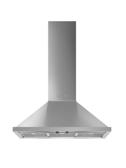 Smeg Portofino KPF9 90cm Chimney Cooker Hood, Stainless Steel