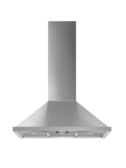 Smeg Portofino KPF9 90cm Chimney Cooker Hood, Stainless Steel