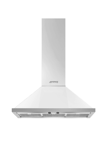 Smeg Portofino KPF9 90cm Chimney Cooker Hood, White