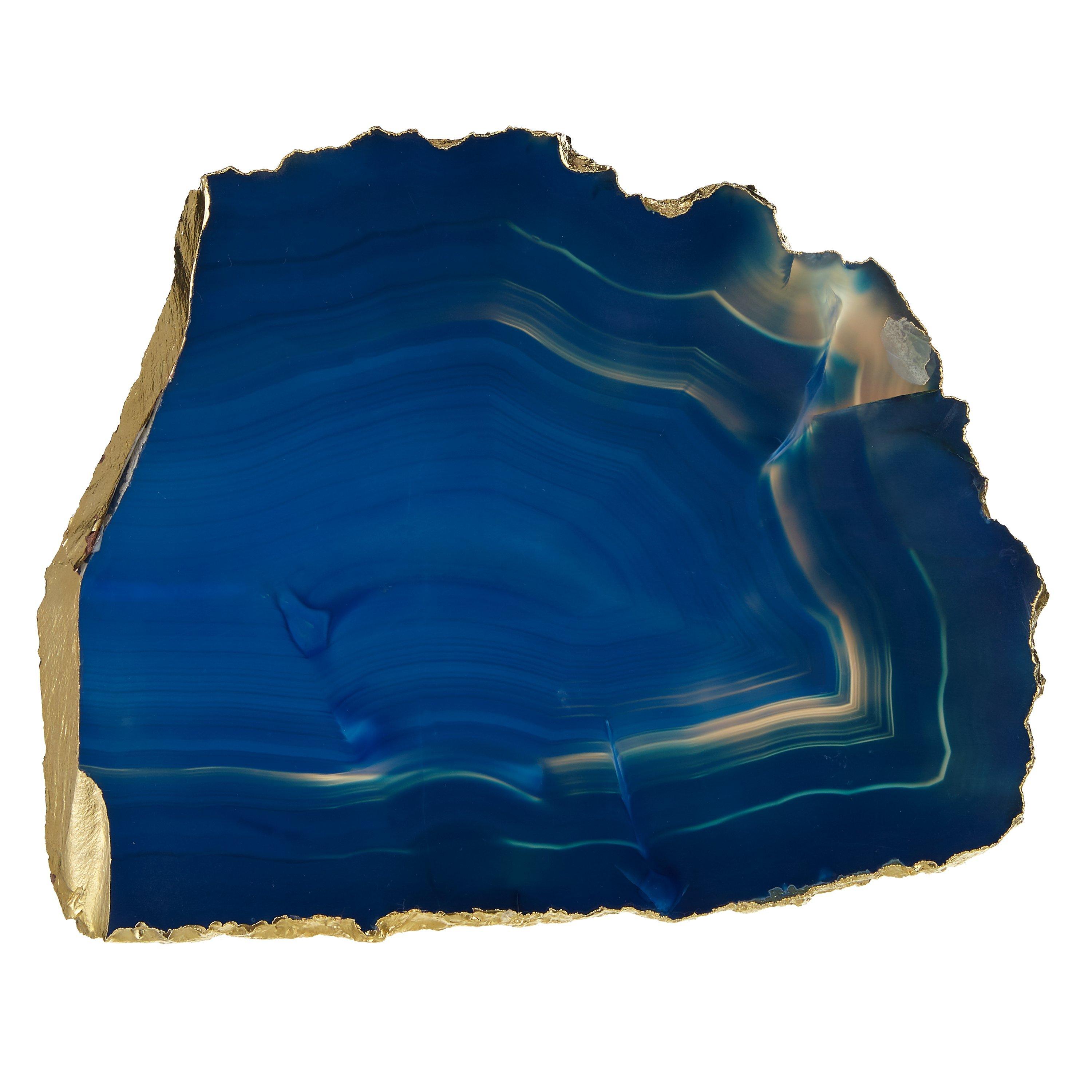 Anthropologie Agate Cheese Board, 28cm, Blue