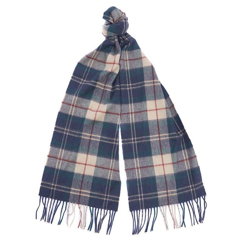 Barbour Land Rover Defender Tartan Scarf, Navy/Multi