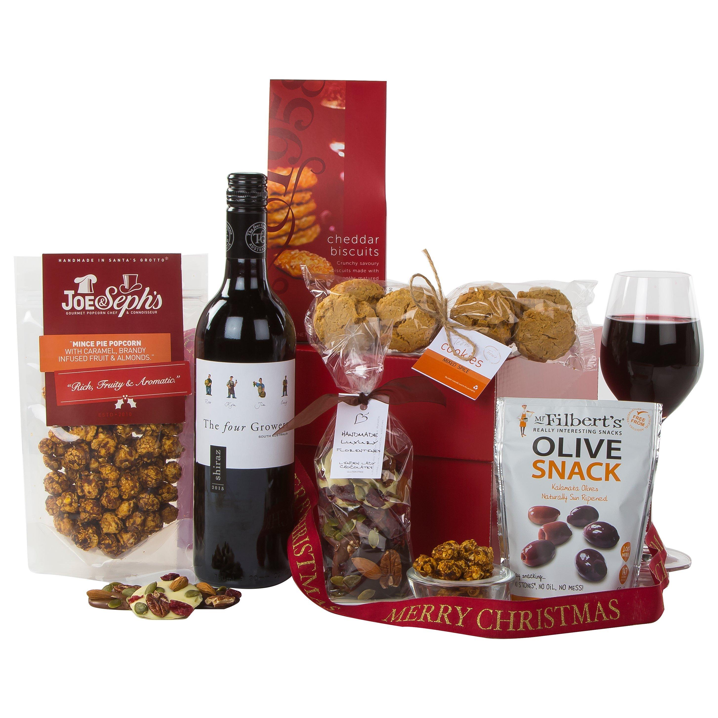 John Lewis Red Wine and Nibbles Gift Box