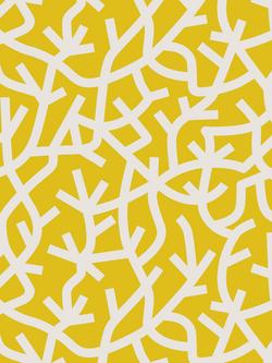 Mini Moderns A Forest Wallpaper, Mustard Azdpt037mu