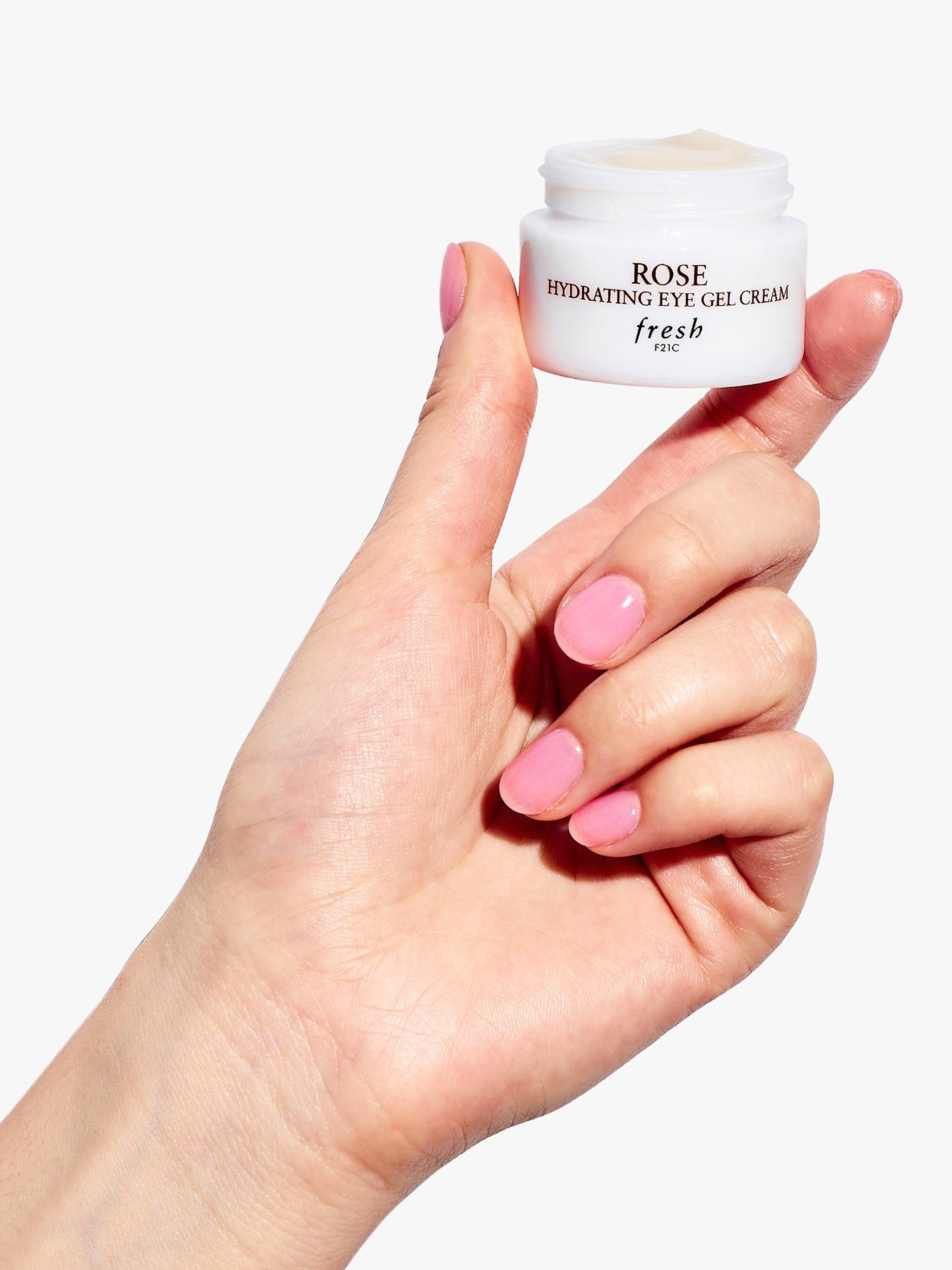 Product image 3 of 4, which shows Fresh Rose Hydrating Eye Gel Cream, 15ml
