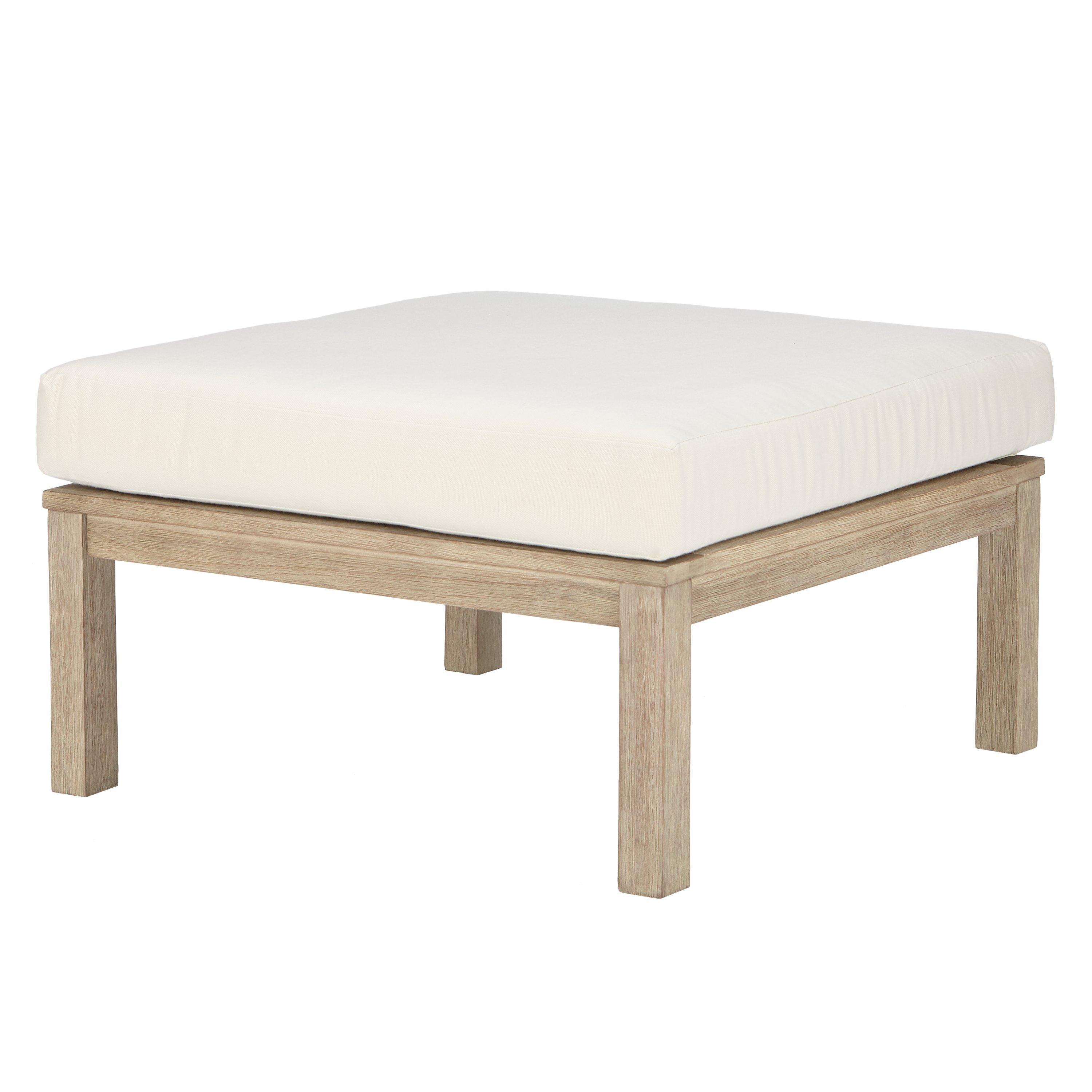 John Lewis St Ives Garden Coffee Table / Foot Stool, FSC-Certified (Eucalyptus Wood), Natural