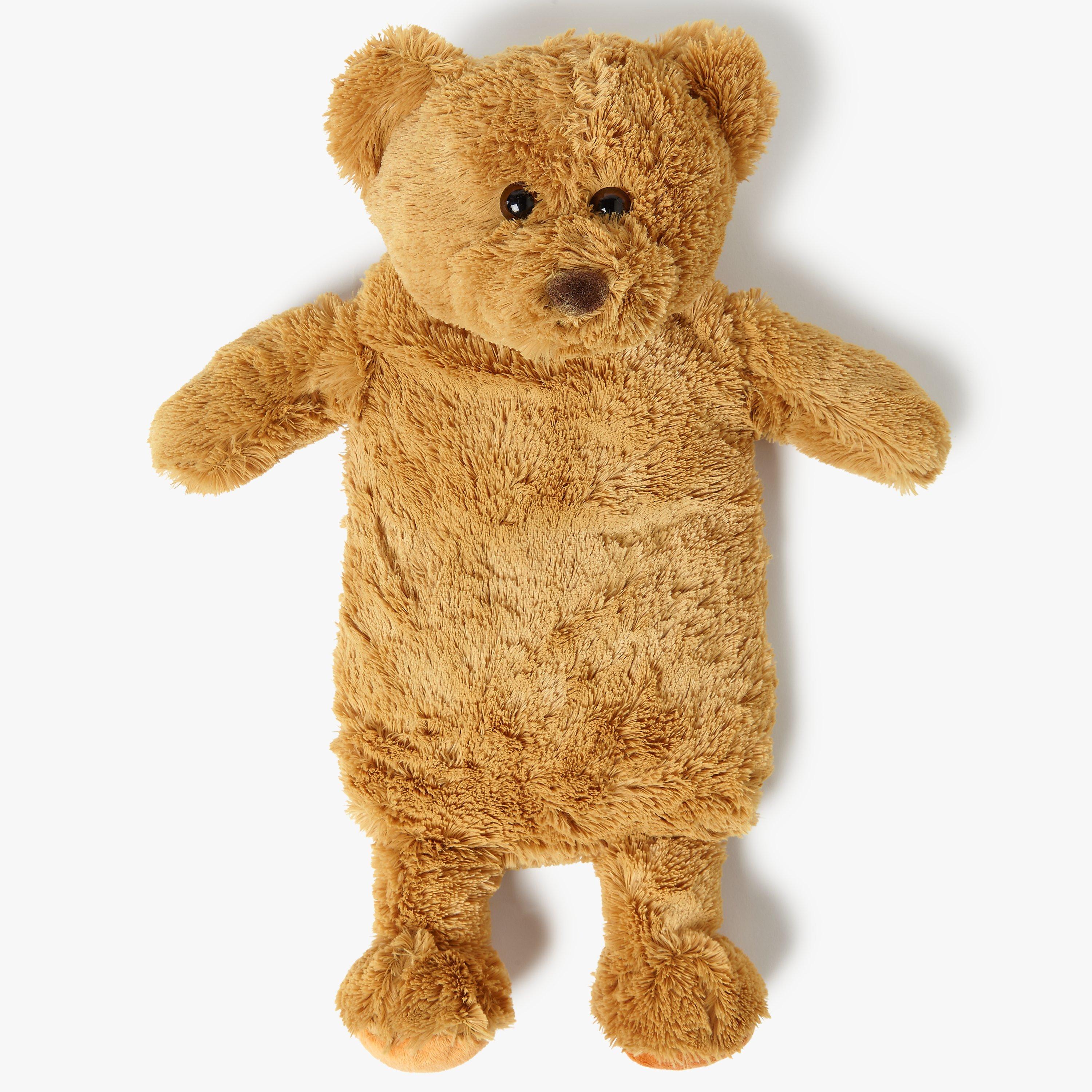 Teddy bear hot water bottle cover discount