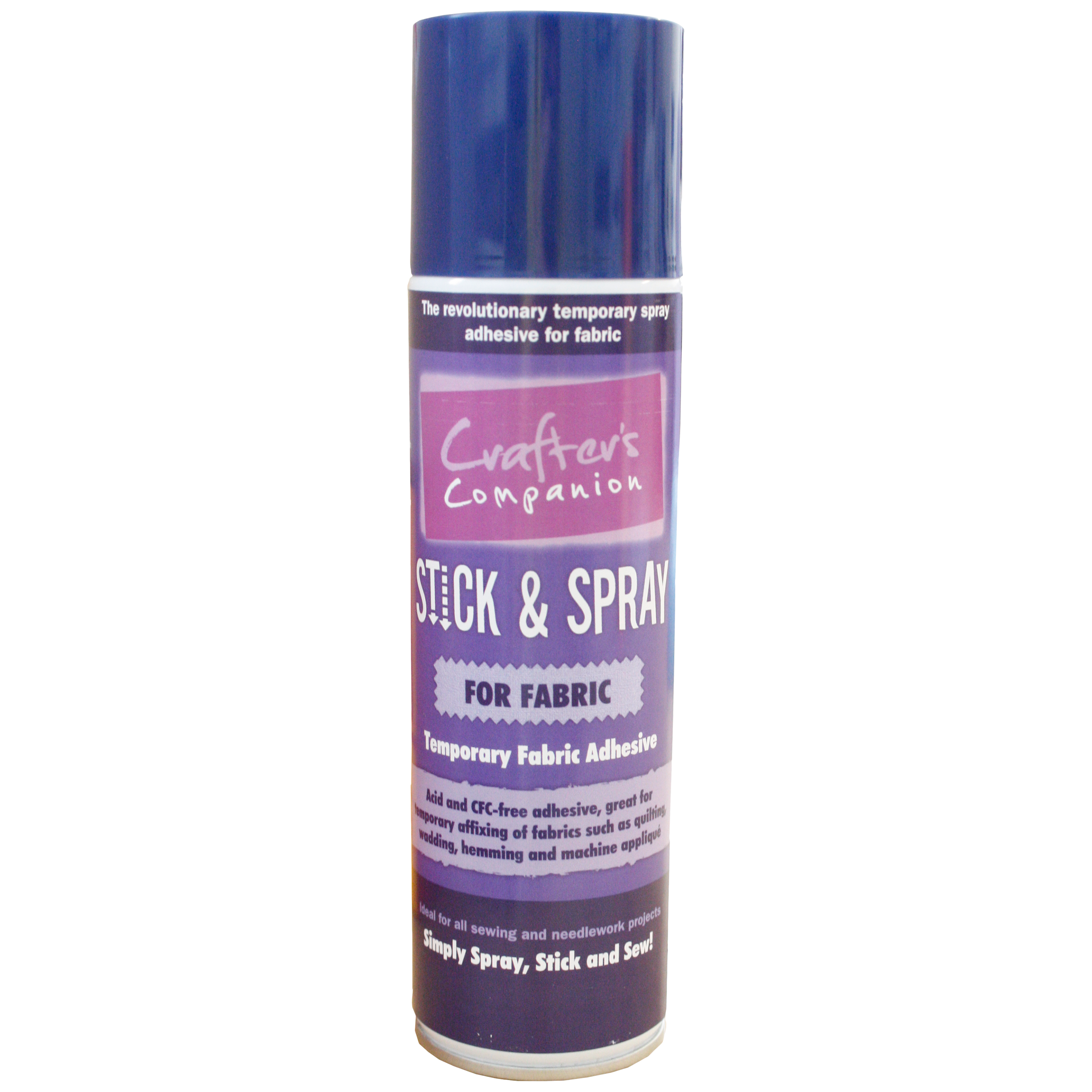 Crafter's Companion Stick and Stay Temporary Fabric Adhesive Spray, 250ml